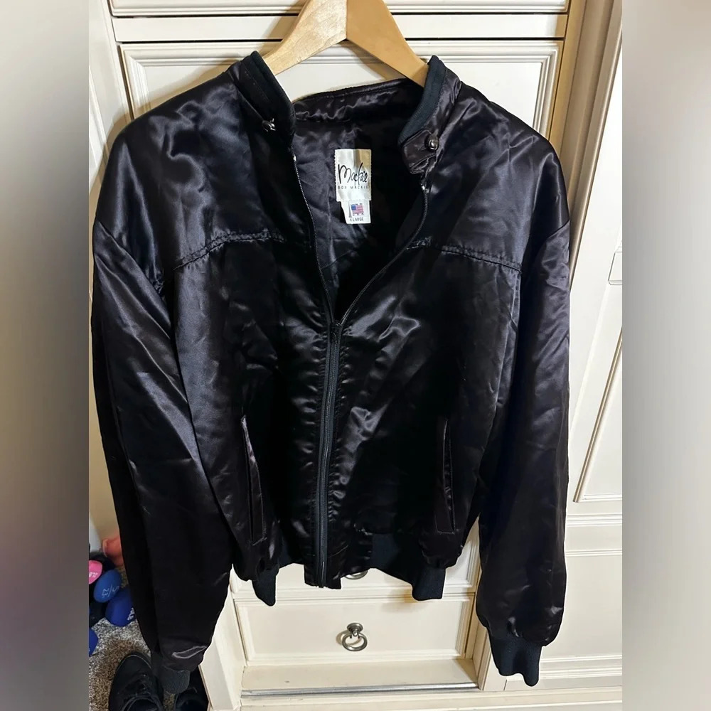 RARE Bob Mackie Designer Vintage Bomber Jacket XL Excellent Condition - Picture 3 of 12
